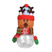 Elevin(TM) Child Kids Christmas Candy Jar Storage Bottle Santa Bag Sweet Christmas Box GIF (C)