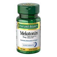 Nature's Bounty Melatonin 1Mg Tablets - 180 Tablets, Pack of 6