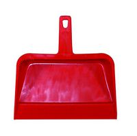 Impact 703 Plastic Dust Pan, 12" Length x 12" Width x 4" Height, Red (Case of 12)