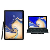 Samsung Electronics SM-T830NZKLXAR Galaxy Tab S4, 10.5", Black with Cover Keyboard, Black