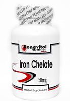 Iron Chelate 50mg 200 Capsules ~ Renevitol