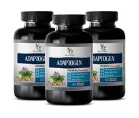Mind Support Supplements - ADAPTOGEN Premium Complex - Pure and Potent Ingredients - eleutherococcus senticosus Extract - 3 Bottles 180 Vegetable Capsules