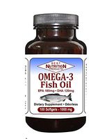 Omega-3 Fish Oil (1000mg - 100 Softgels)