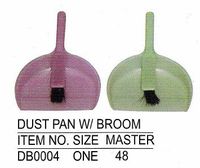 SMALL DUST PAN W/BROOM, Case Pack of 48