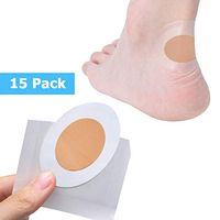 Sumifun 15 Pack Heel Blister Prevention Cushioned, Moleskin Blister Pads with Adhesive Foam Bandage to Protect Waterproof Heel and Toe Blister Prevention Flexible, Non-Slip