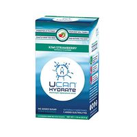 UCAN Hydrate Electrolyte Drink Mix Powder, Kiwi-Strawberry - Sugar Free, 0 Carbs, 0 Calories, Gluten-Free, Non-GMO, Vegan, with 5 Key Electrolytes, (12 ct Single Serving)
