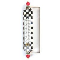 MacKenzie-Childs Courtly Check Enamel Thermometer
