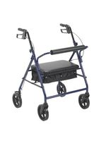 McKesson Heavy-Duty Bariatric Steel Rollator - Blue - 1 Each/Each - 21613801