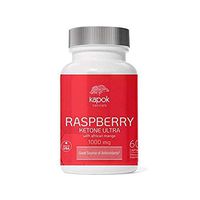 New Kapok Naturals Raspberry Ketones (60 NonGMO Veggie Caps). Raspberry Keytone with Green Tea, African Mango, Apple Cider Vinegar, Kelp & Grapefruit Designed to Naturally Reduce Cravings & Burn Cals
