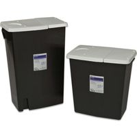 Covidien 8820 SharpSafety Pharmaceutical Waste Container, Gasketed Hinged Lid, 2 gal Capacity (Pack of 20)