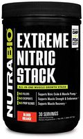 NutraBio Extreme Nitric Stack (Blood Orange) - Nitric Oxide and Cell Volumizing Formula