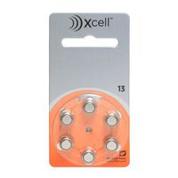 Rayovac Mercury Free Xcell Size 13 Hearing Aid Batteries (60 Pcs)