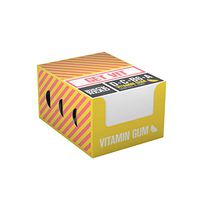 BlockHead Lemon Flavored Vitamin Gum 10 Pieces Sugar Free (Pack of 12)