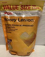 CVS Honey Lemon Cough Drops -200 drops