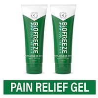 Biofreeze Pain Relief Gel, 4 oz. Tube, Colorless, Pack of 2  (Packaging May Vary)