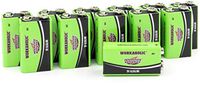 Interstate Batteries 9 Volt All-Purpose Alkaline Battery 12 Pack - Workaholic (DRY0196)