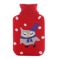 Warm Cute Hot-Water Bottle Water Bag Water Injection Handwarmer Pocket Cozy Comfort,P
