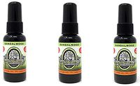 BluntPower Oil Based Concentrated Air Freshener and Oil for Diffuser - 3 Pack of Sandalwood (1.5 Ounce Each)