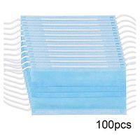 GAK 3 Layers Disposable for Protection with Earloop and Nose Clip Breathability Comfort-Great for Personal Health