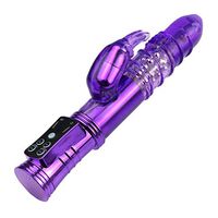 Powerful Wand Massager, 12 Modes Electric Personal Handheld Waterproof Back Massage, Cordless Multi Speed Body Massage for Relieves Stress (Purple)