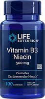 Life Extension Vitamin B3 Niacin 500 Mg  100 capsules
