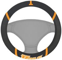 FANMATS NCAA University of Tennessee Volunteers Polyester Steering Wheel Cover by Fanmats