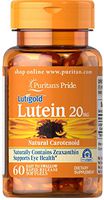 Puritan's Pride Lutein 20 mg with Zeaxanthin - 60 Softgels