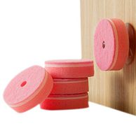 Sealike Double Sided Cleaner Scouring Sponge Pad with Suction Cup Set of 5 with Stylus(Pink)