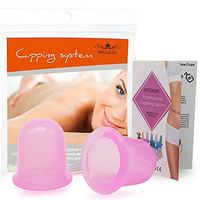 SPEQUIX Anti-cellulite Vacuum Suction Cups Silicone Cupping Therapy Set-Anti-aging Wrinkle Reducer Myofascial Release Collagen Stimulator Weigh Loss Pain Relief (Pink)