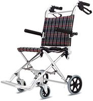 Wheelchair Transport Ultralight Old Man Transport Folding Portable Small Wheel Travel Kids Small Portable Simple Trolley Transport Folding Lightweight Portable Elderly Travel