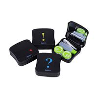 SUPVOX 4Pcs Contact Lens Travel Kit Portable Contact Lenses Holder Tweezers Suction Stick Bottle Storage Box with Mirror (Mixed)