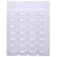 Ezy Dose Disposable Blister Cards for Pill, Medicine, Vitamin | Weekly, 4 Times a Day, AM PM | Use with Cold Seal System Planner | Case of 500