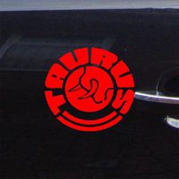 Art Bike Red Sticker Decal Decoration Window Laptop Car Notebook Adhesive Vinyl Wall Macbook Taurus Firearms Gun