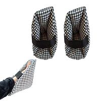 JOEPET Heel Cushion Protector Pillow,Effective Pressure Sore and Heel Ulcer Relief, Great for Swollen Feet, Comfort Heel Protection Foot Pillows 1pair,(25X25cm)