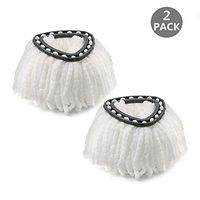 Mop Head Refill, Spin EasyWring Mop Replacement Head Microfiber(Pack of 2)