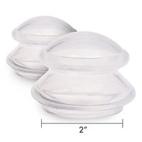 Cupping Therapy Massage Sets - Silicone Vacuum Suction Cups for Joint & Muscle Pain Relief - Best Chinese Cup Set for Anti Cellulite, Trigger Point, Deep Tissue Myofascial Release, Medium Size Pair