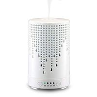 STAR MOON Aromatherapy Essential Oils Diffuser, Cool Mist Humidifier with Modern Printing Ceramic Cover and Night Light - Drops of Jupiter
