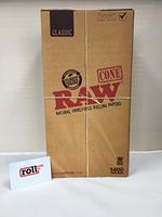 RAW Pre-Rolled Cone 1400 Pack Classic (King Size) and Roll with Us Scoop Card