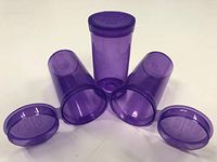 Pop Top Containers, Translucent Purple 13 Dram (50 Pack, Purple Translucent)