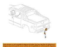 GM 20985078 Module, Rear View Camera Image Displacement