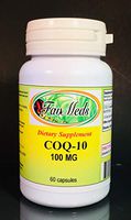 CoQ-10 Q-10 coq10 CO Q10 co-Enzyme 100mg - Various Sizes. Made in USA (1 Bottle - 60 Capsules)