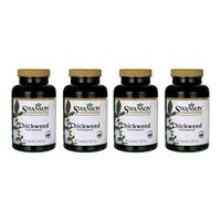 Swanson Chickweed Herb Stellaria Media Herbal Supplement 450 mg 180 Capsules (Caps) (4 Pack)