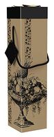 EndlessArtUS Montrachet Wine Gift Box, EZ Wine Caddy. Easy to Assemble and No Glue Required. (Fruit)