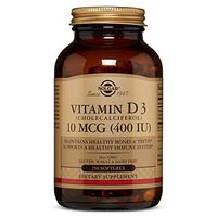 Vitamin D3 (Cholecalciferol) 10 MCG (400 IU) Softgels - 250 Count