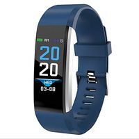 Smart Watch, Activity Trackers Health Exercise Watch Heart Rate Blood Pressure Monitor, Waterproof Fitness Tracker Band with Step Counter, Calorie Counter, Pedometer Watch for Kids Women Men(Blue)