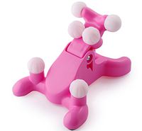 Healthcom Neck Massager Neck Care Massage Soft Ball Massage Pillow Neck Pain Relief Massage Neck Support (Pink)