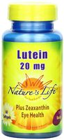 Nature's Life Lutein, Plus Zeaxanthin, 20 Mg, 60  Sofgels