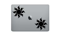 Magic The Gathering Decals- White Mana 5in Set of Two (2x)