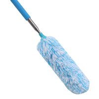 Airlove Microfiber Duster with Extendable Pole Stainless Steel Extra Long Telescopic Dusters with Soft Silicone Cap Perfect for Cleaning Cobweb