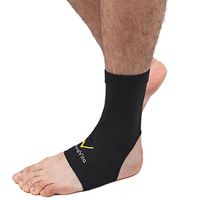 WawaVita Copper Joint Compression Recovery Ankle Sleeve Plantar Fasciitis Sock - Copper Infused Arch Support - Size M